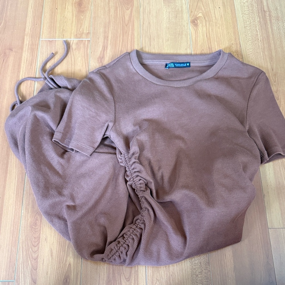 Zara Ruched Dress - Picture 2 of 2